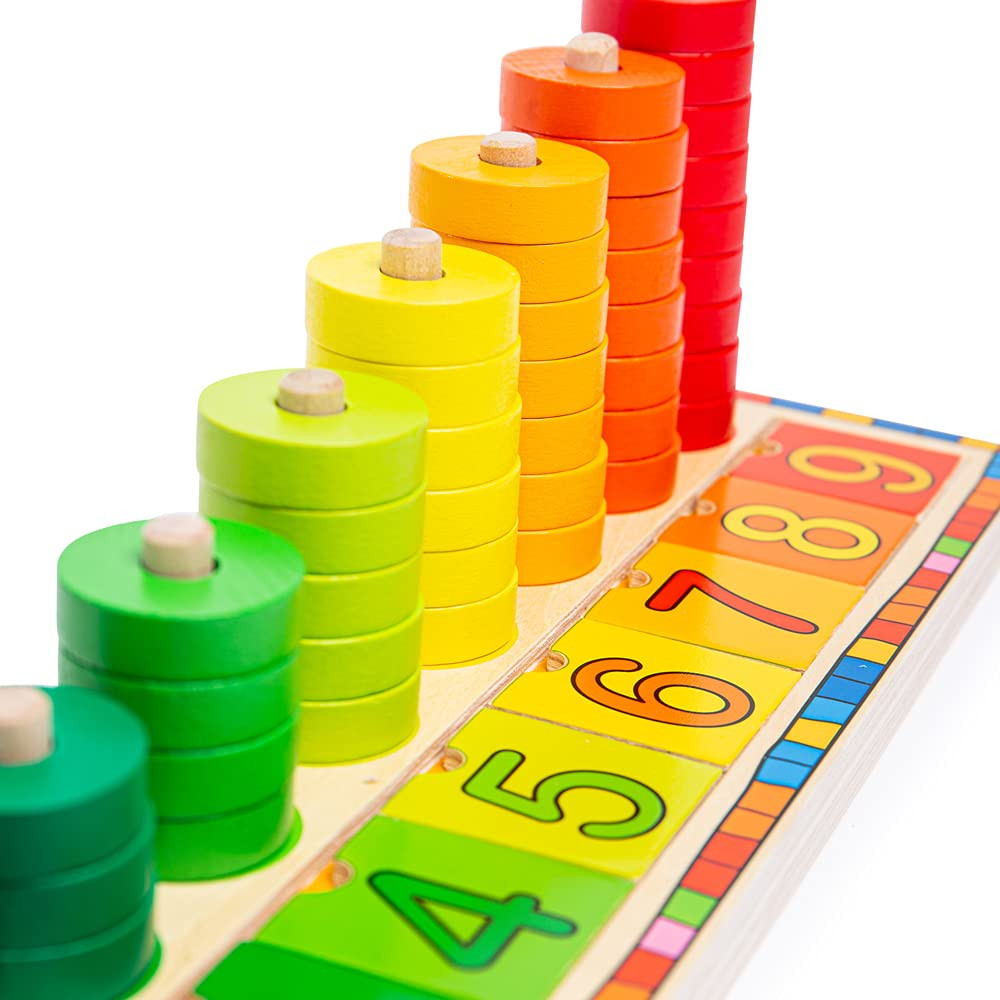 Wooden Learn to Count Stacking Toy