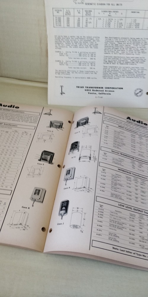1958 Triad - Catalog - Transformers + More + Tv Components
