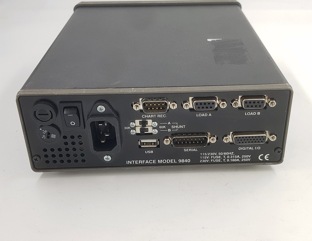 Interface 9840 Calibration Grade Multi Channel Load Cell Indicator w/ 2 Line LCD