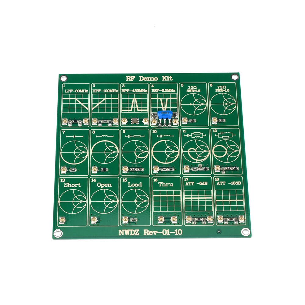 RF Demo Kit For NanoVNA RF Test board Vector Network Test Filter Attenuator