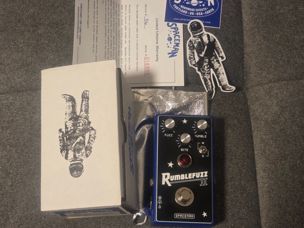 Spaceman Rumblefuzz II - First Edition Blue Serial #56