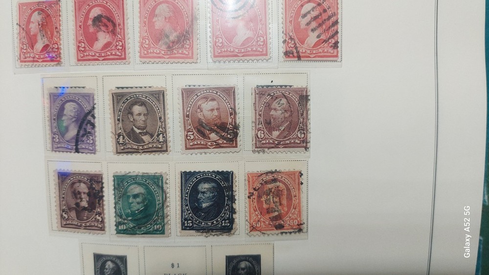 SCOTT #246-60 1894 ISSUE 1C-50 USED