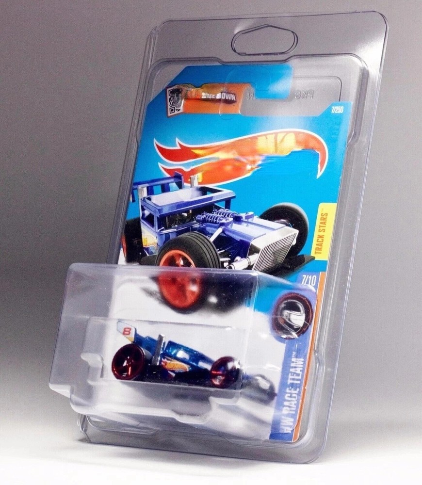 12Pack For Hot Wheels & Matchbox Basic Cars Clear Protector Case Plastic Display
