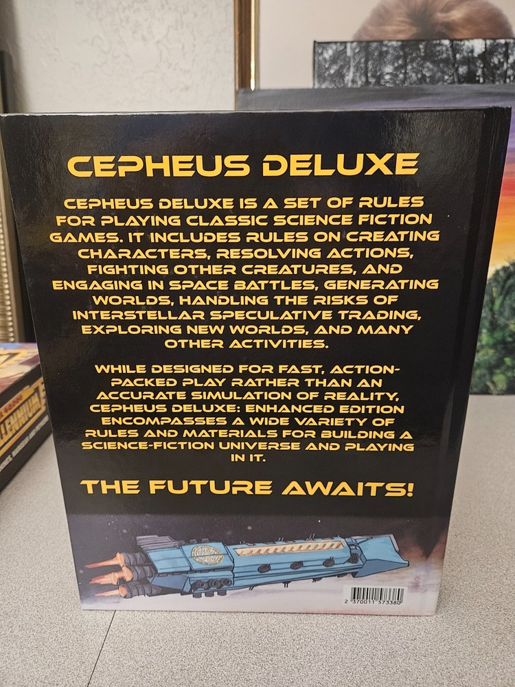 Cepheus Deluxe Sci-Fi RPG Core Rulebook (Stellagama) New!
