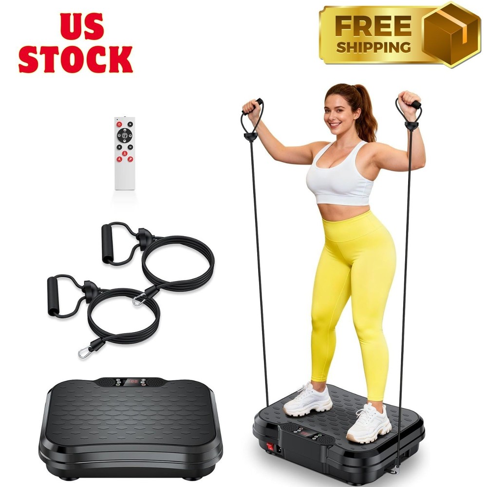 Vibration Plate Exercise Machine,Vibrating Platform for Lymphatic Drainage