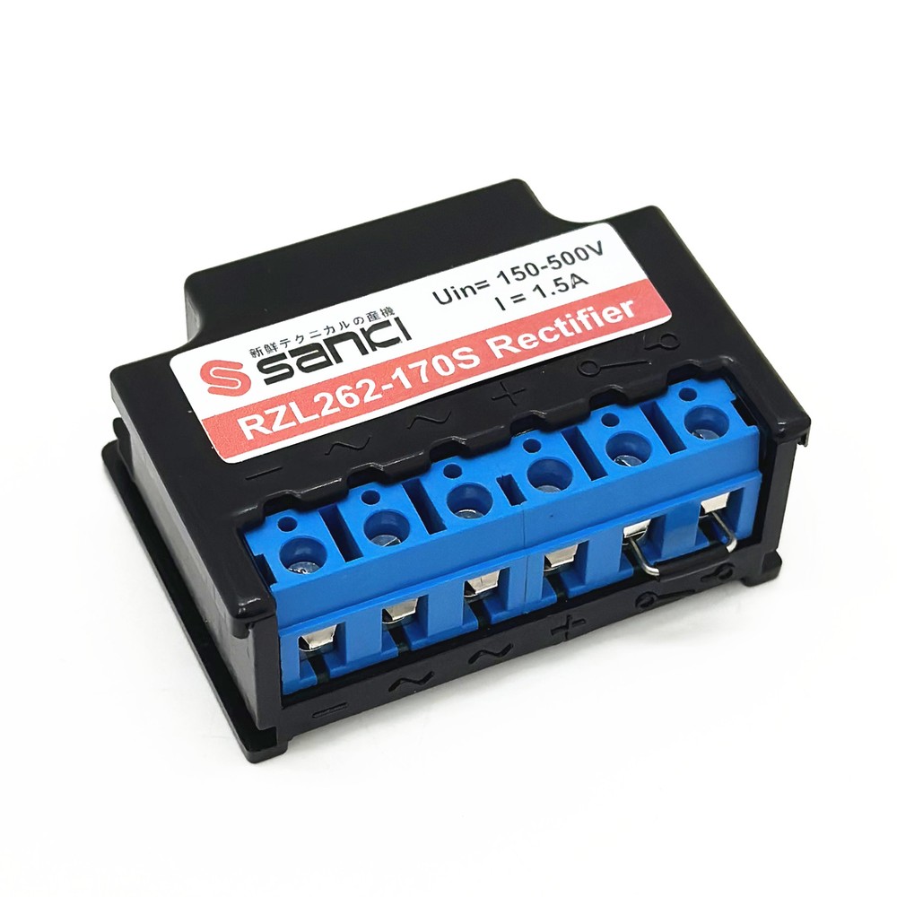 RZL262-170S Input Voltage; 150V-500VAC Input Power: 1.5A Motor Rectifier