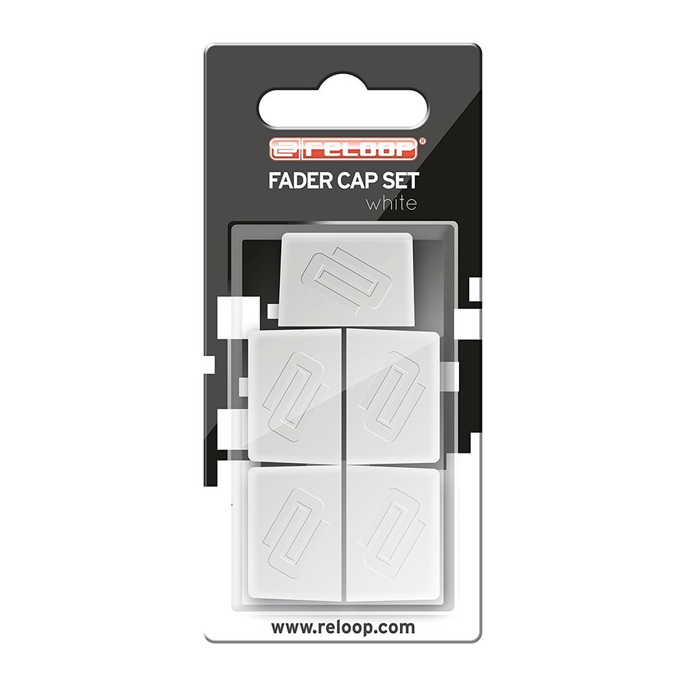 RELOOP Fader Cap Set White KIT 5 CAPS FOR WHITE FADERS