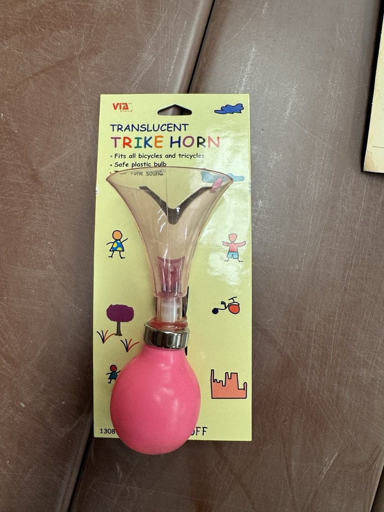Translucent Bicycle Horn Vintage ￼