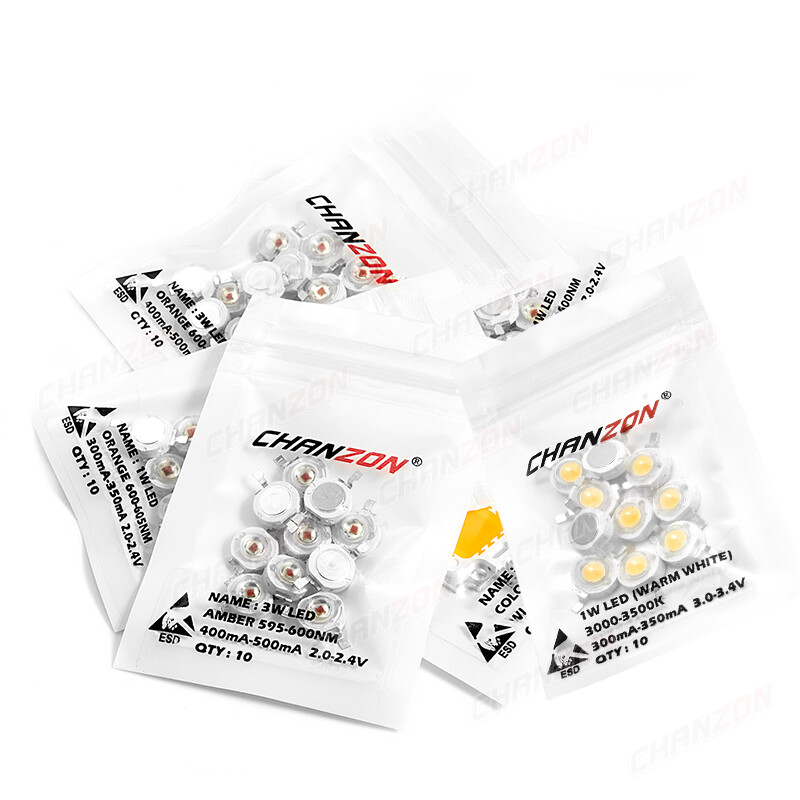 10PC 1W 3W 5W DIY High Power Led Chip Light Emitter Diode Smd Cob Lamp Bead Bulb