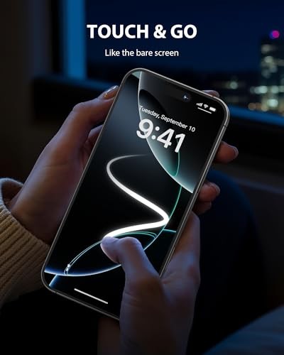 Compatible for iPhone 17 Privacy Screen Protector iPhone 17 - 6.3 inch Black