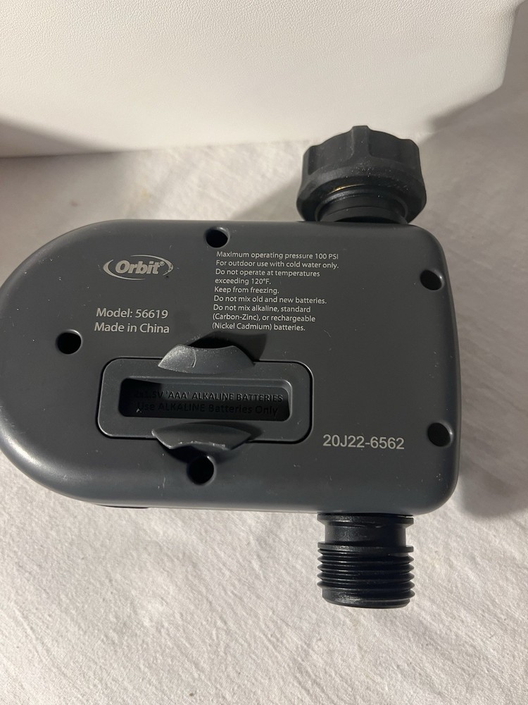 Orbit 1-Outlet Hose Faucet Timer Programmable Irrigation Conserve Water
