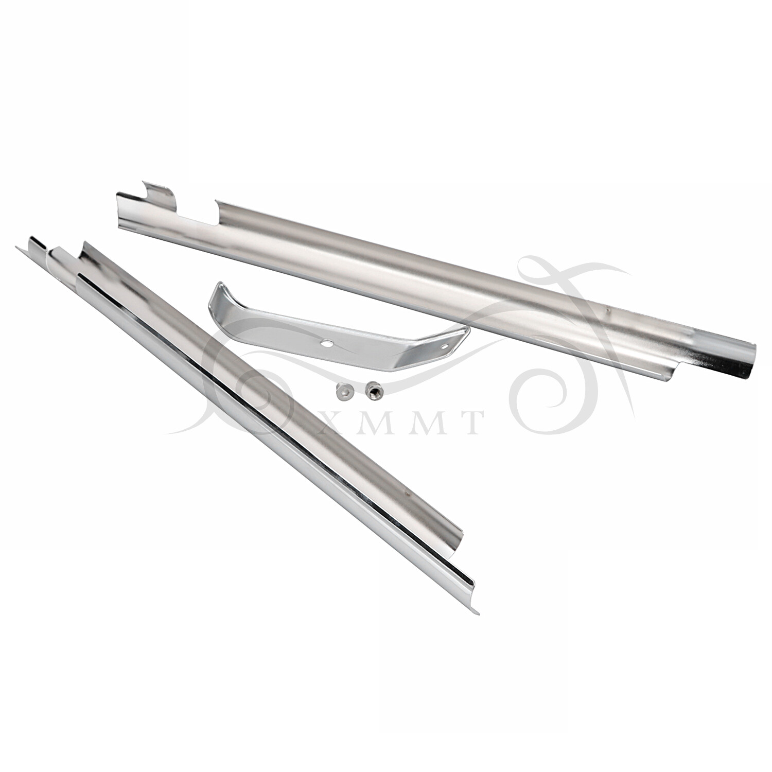 Chrome Front Frame Down Tube Covers For Harley Heritage Softail Classic Deluxe