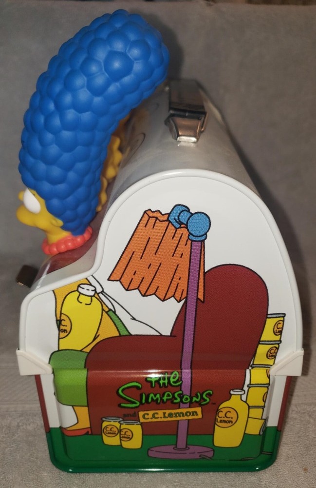 2000 THE SIMPSONS Lunchbox C. C. Lemon 100% COMPLETE w/ Inserts & Drink GEM MINT