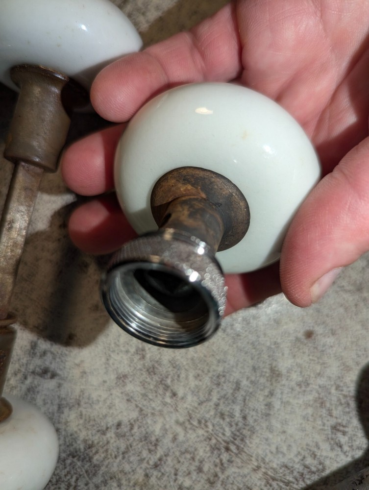 12 Antique White Porcelain Door Knobs Doorknobs Salvage Hardware Repurpose