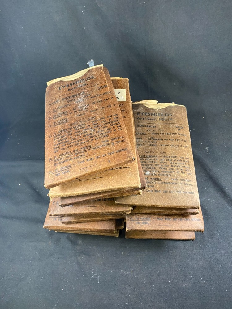Eyeshields Anti-Gas CECDO dated 1943 6 pairs per pack