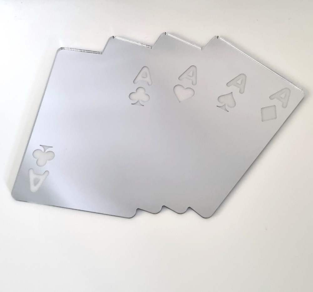 Aces High Acrylic Mirror (Several Sizes Available)