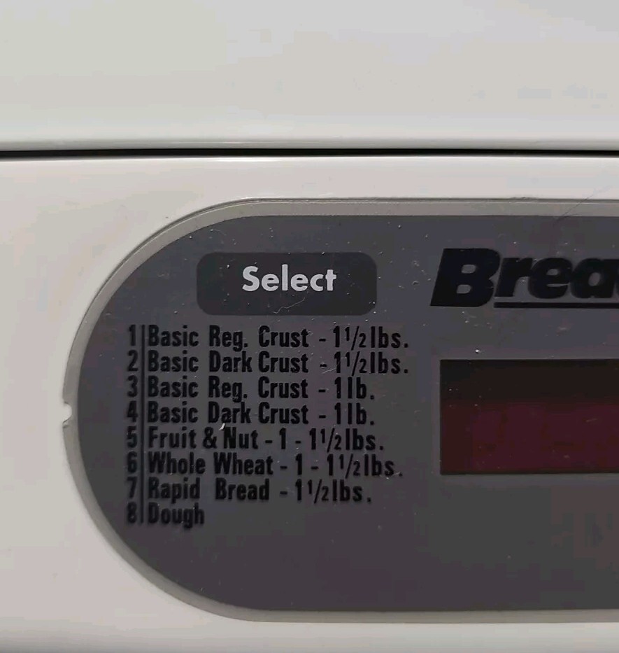 BREADMAN TR441 Automatic Bread Maker Makes 2 Sizes - No Box, Never Used!