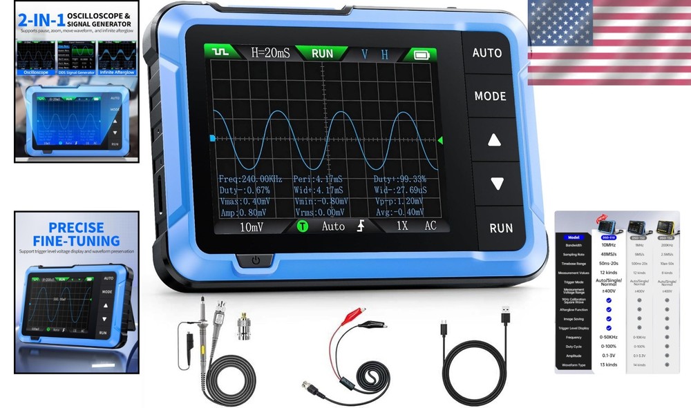 Portable Automotive Oscilloscope with Trigger Function
