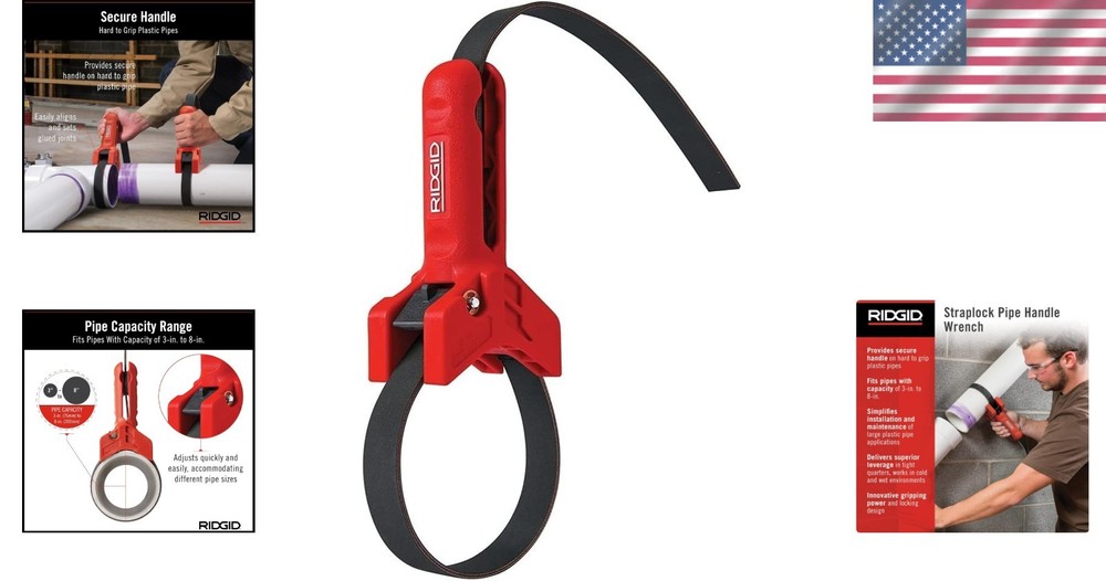 Specialty 7" Strap Wrench for Plastic Pipes