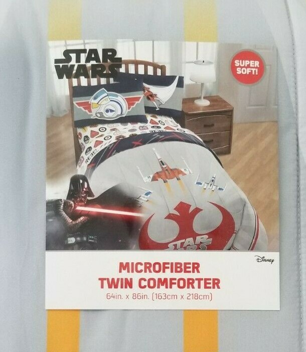 Disney Star Wars Twin Microfiber Comforter NIP