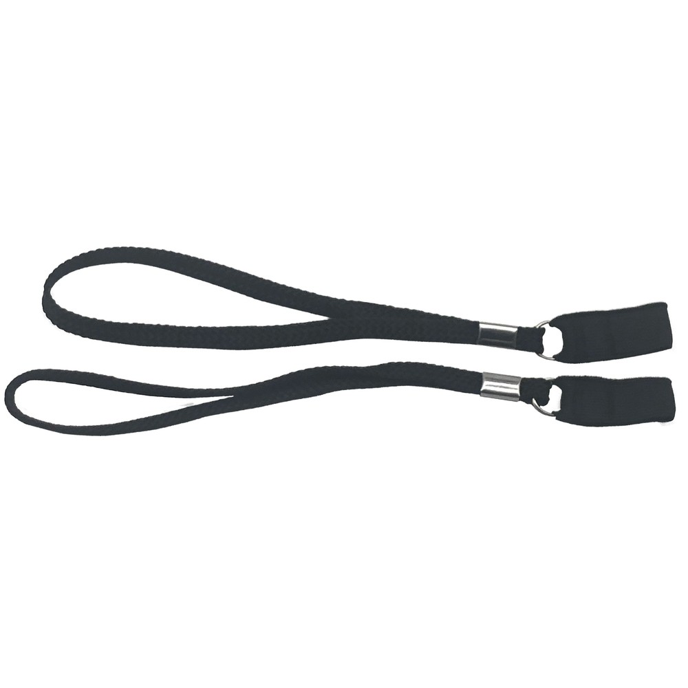 Classy Walking Canes Black Elastic Wrist Strap - Pair
