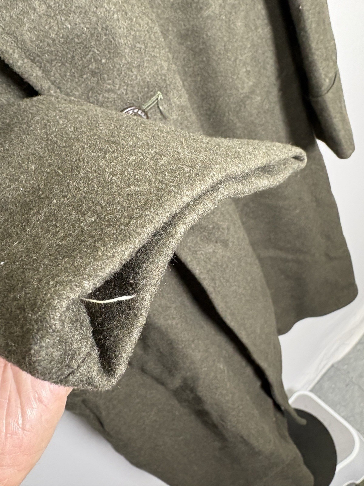 WWII USMC Overcoat 1942-43 Quartermaster 4-L Long Wool Coat