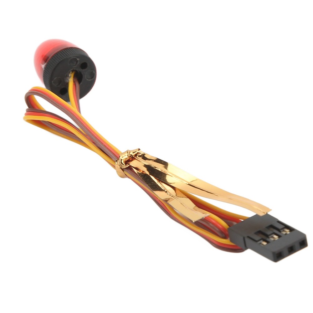 RC Car Alarming Light 5 Light Modes High Simulation Round Compact 10x15mm LED