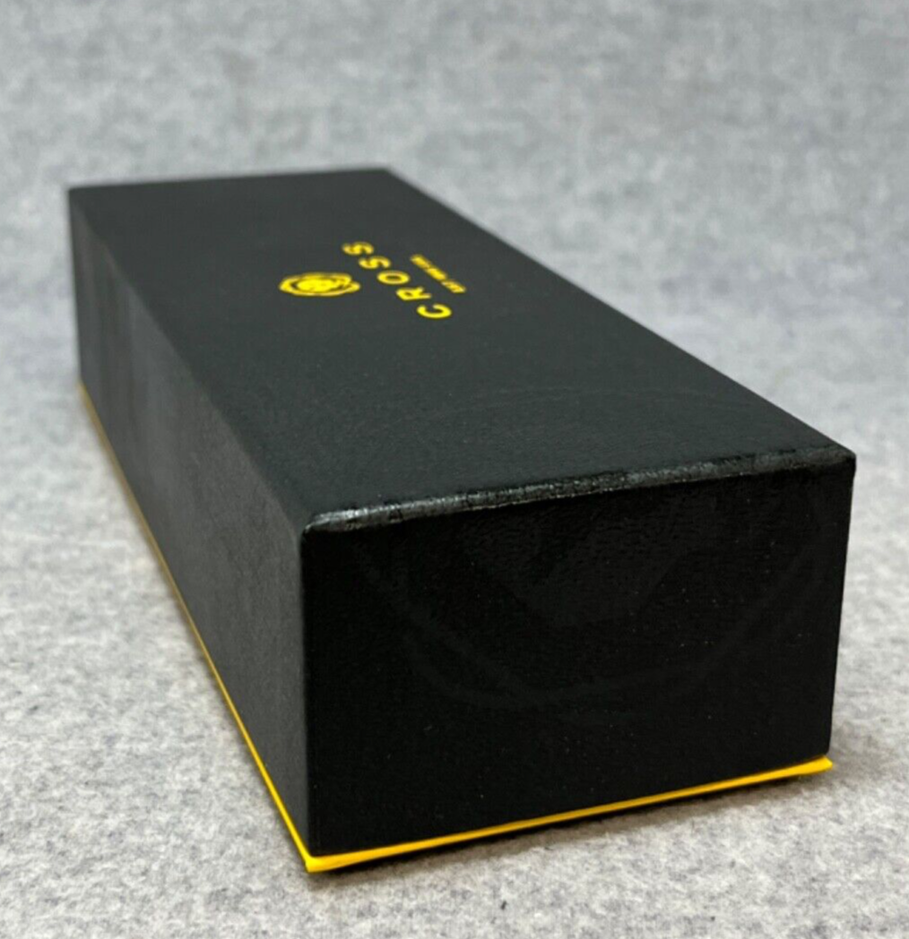 VTG Cross Radiance Blue/Black Swirl & 22K Gold Trim Ballpoint Pen + Premium Box