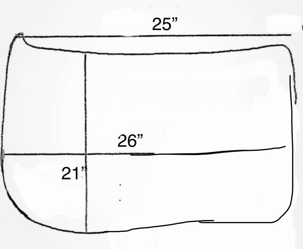 BAREBACK PAD Large