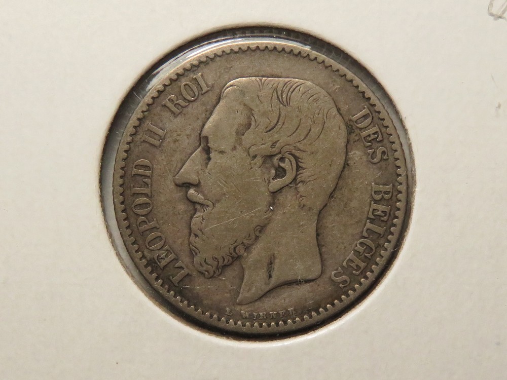 1886 Belgium 1 Franc