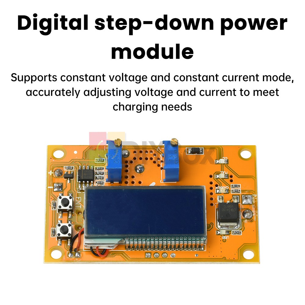 DC-DC 8V-36V to 1.25V-32V 4.2A DC Adjustable LCD Display Step-Down Power Module