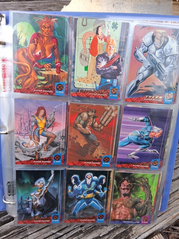 marvel and dc card lot