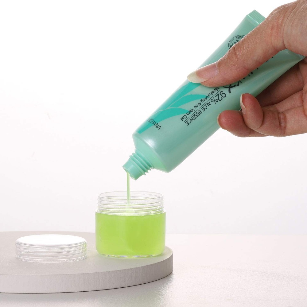 Refillable Cosmetic Sample Jars - 100 Pack 20g (0.7oz) Clear Small 20g,