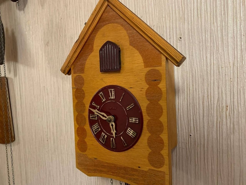 Soviet Vintage Cuckoo clock, USSR clock, Soviet working clock, Working cuckoo