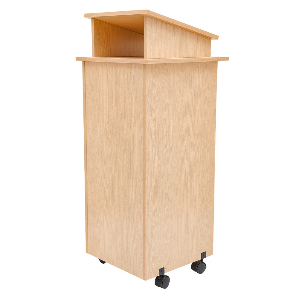 Portable Movable Desk for Presentations | Adjustable Height & Easy Mobility