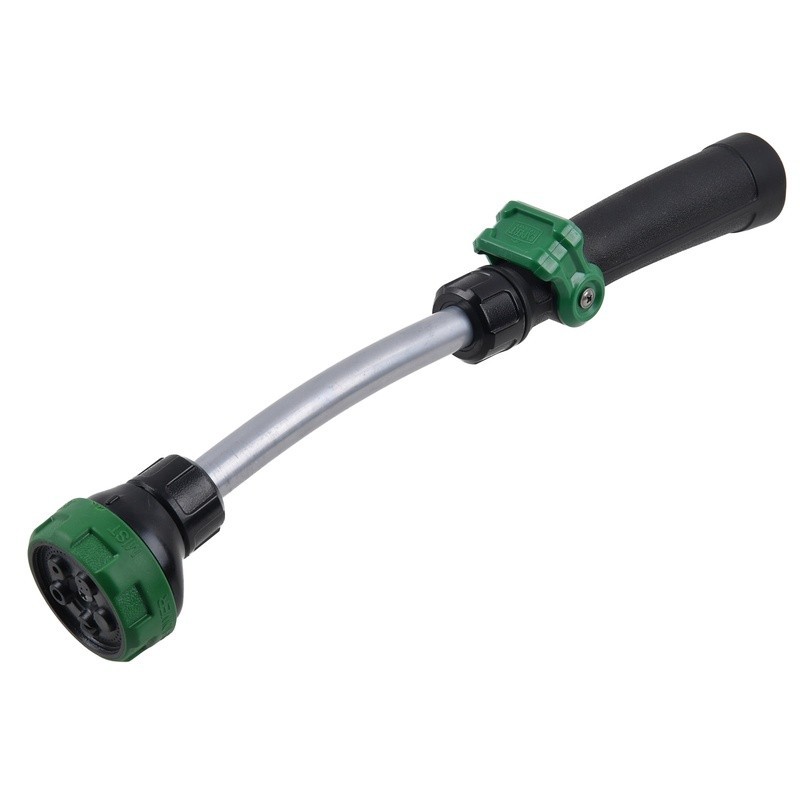 5-Pattern Watering Wand Adjustable Flow Control Ergonomic Grip Garden Hose Tool