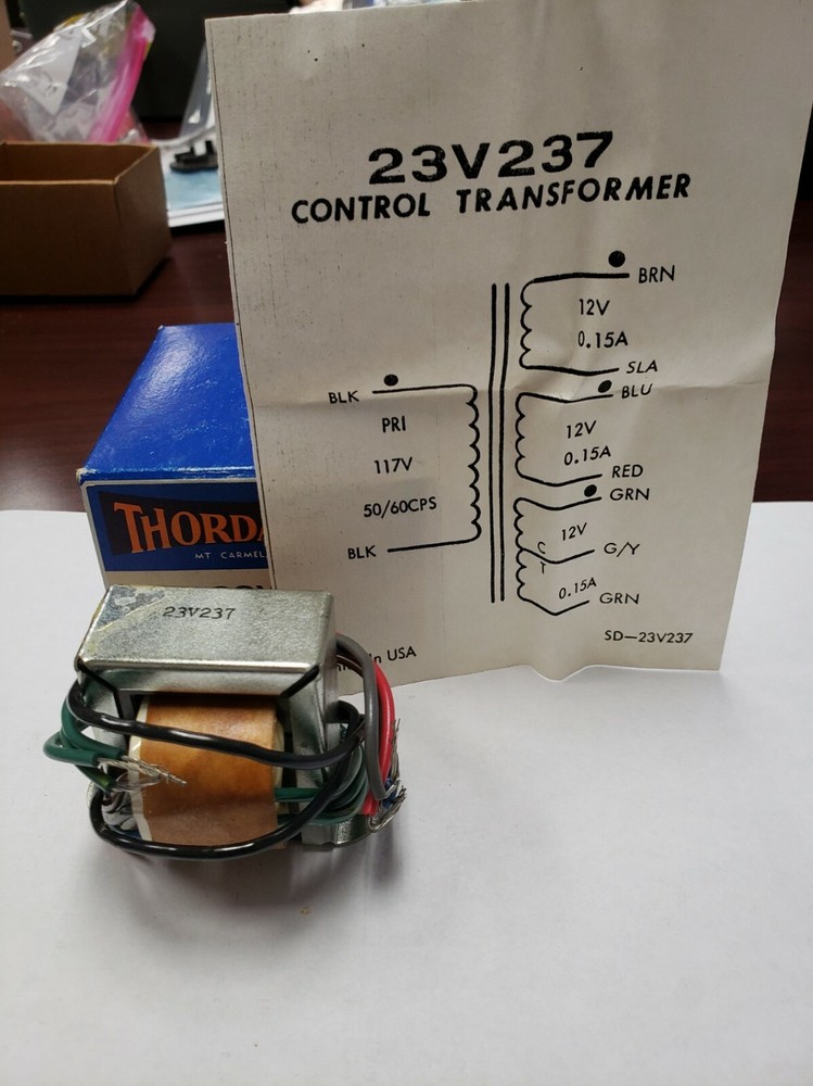 VINTAGE THORDARSON 23V237 Control TRANSFORMER