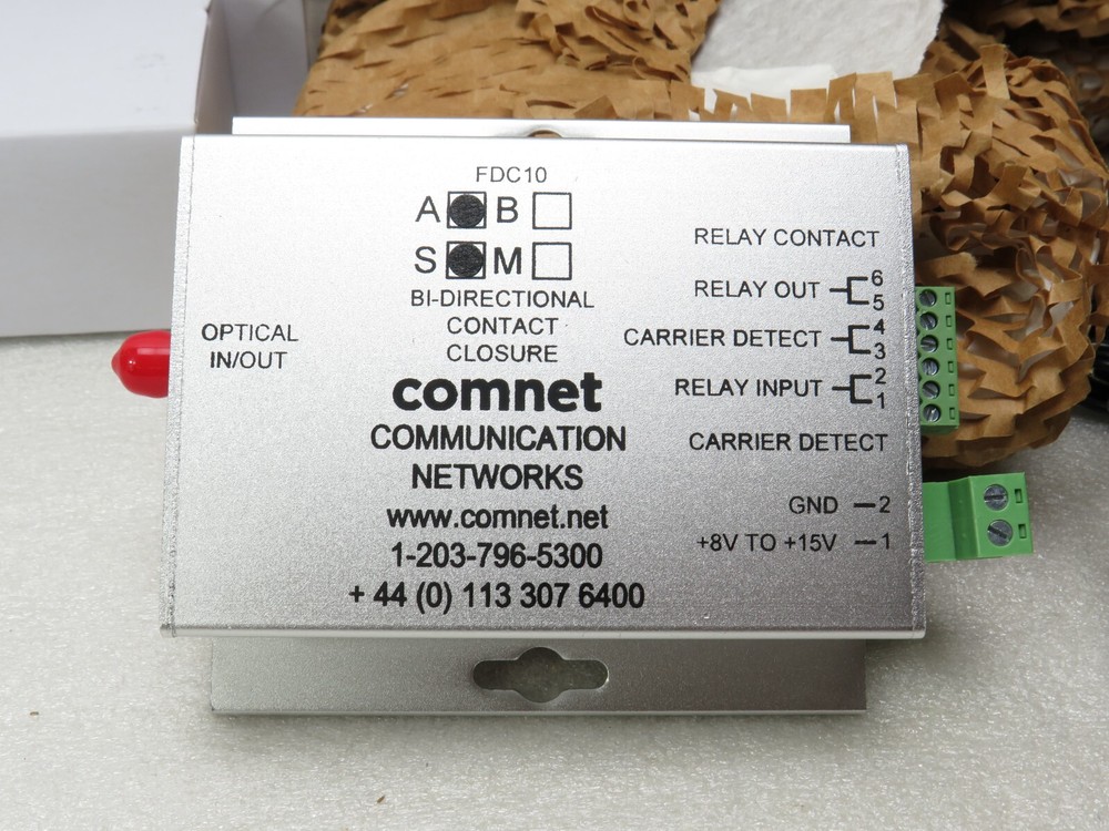 Comnet FDC10S1A Small Size Bi-Directional Contact Closure Transceiver [CTA]