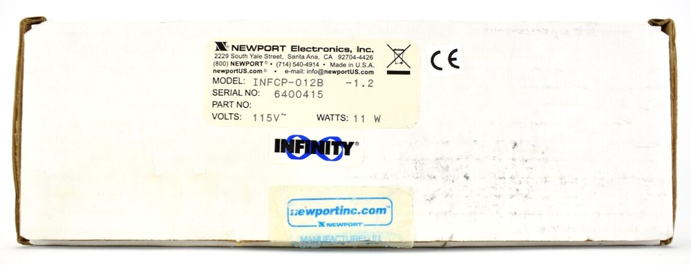 BRAND NEW Newport Electronics INFCP-012B Process Panel Meter - 115V 11W