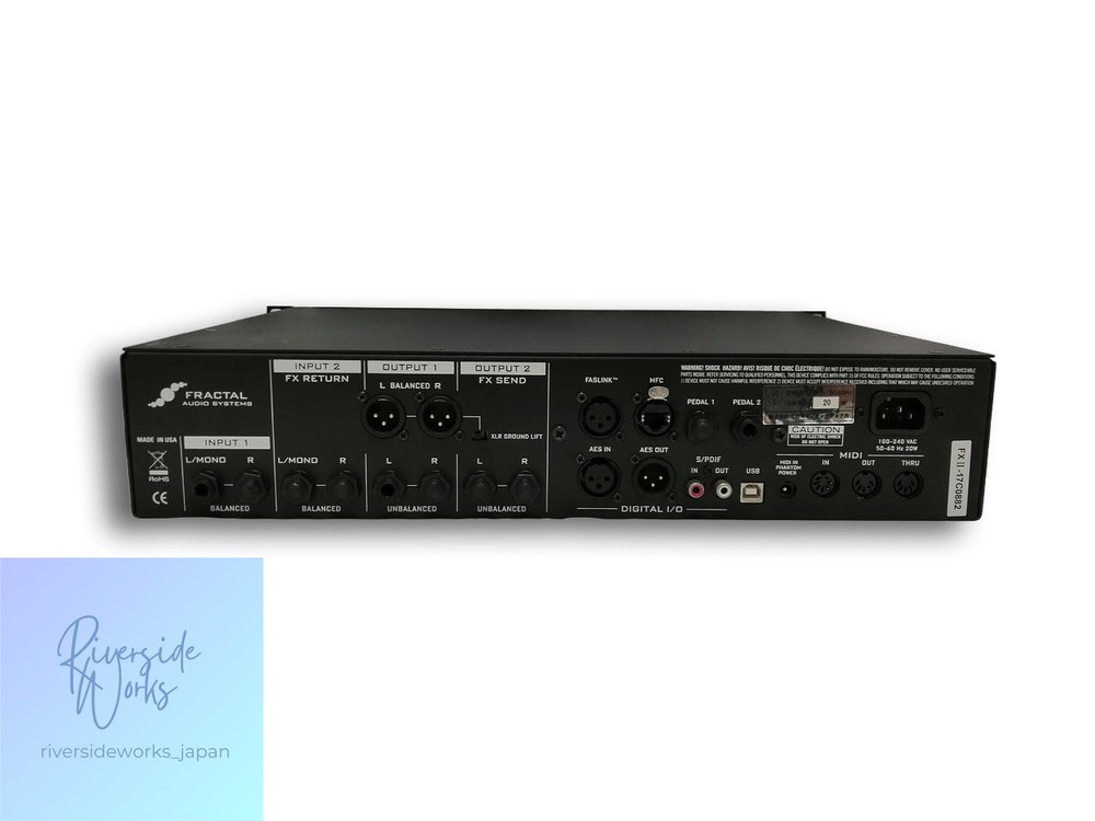 Fractal Audio Systems Axe-FX II XL Plus Multi-Effects Processor JP
