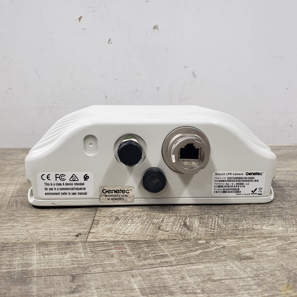 Genetec SharpV LPR Camera A-UV-WS850-LC (SHARPV09520) AutoVu -Untested-