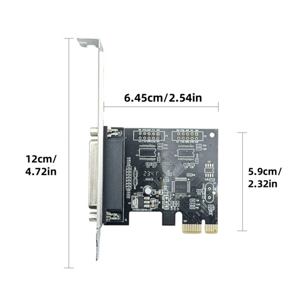 PCI-Express single parallel port Adapter Card supports EPP, ECP Parallel Port