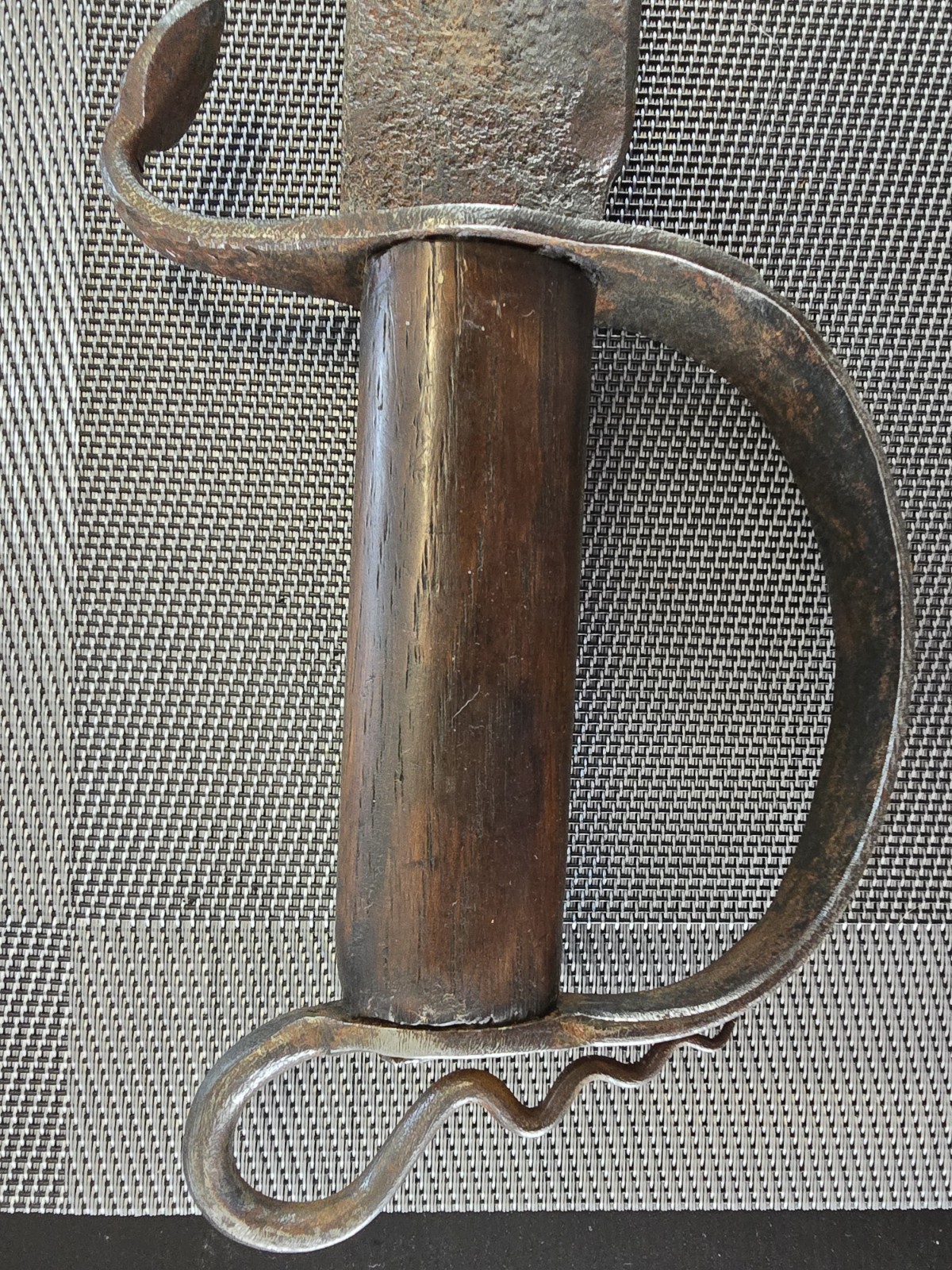 OLD ANTIQUE CONFEDERATE CIVIL WAR ERA SNAKE D GUARD BOWIE KNIFE FREE SHIPPING!!