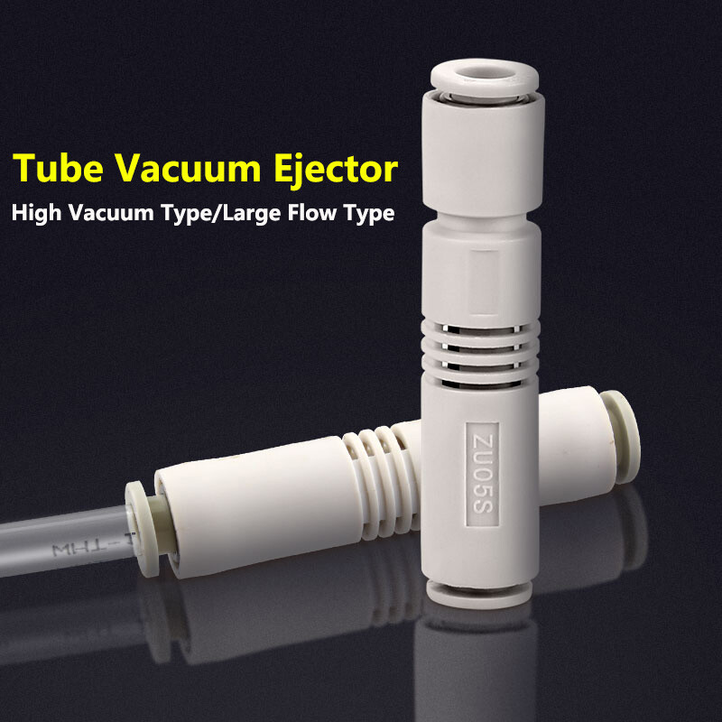 Pneumatic Air Line Straight Vacuum Generator Negative Pressure Device Compressor