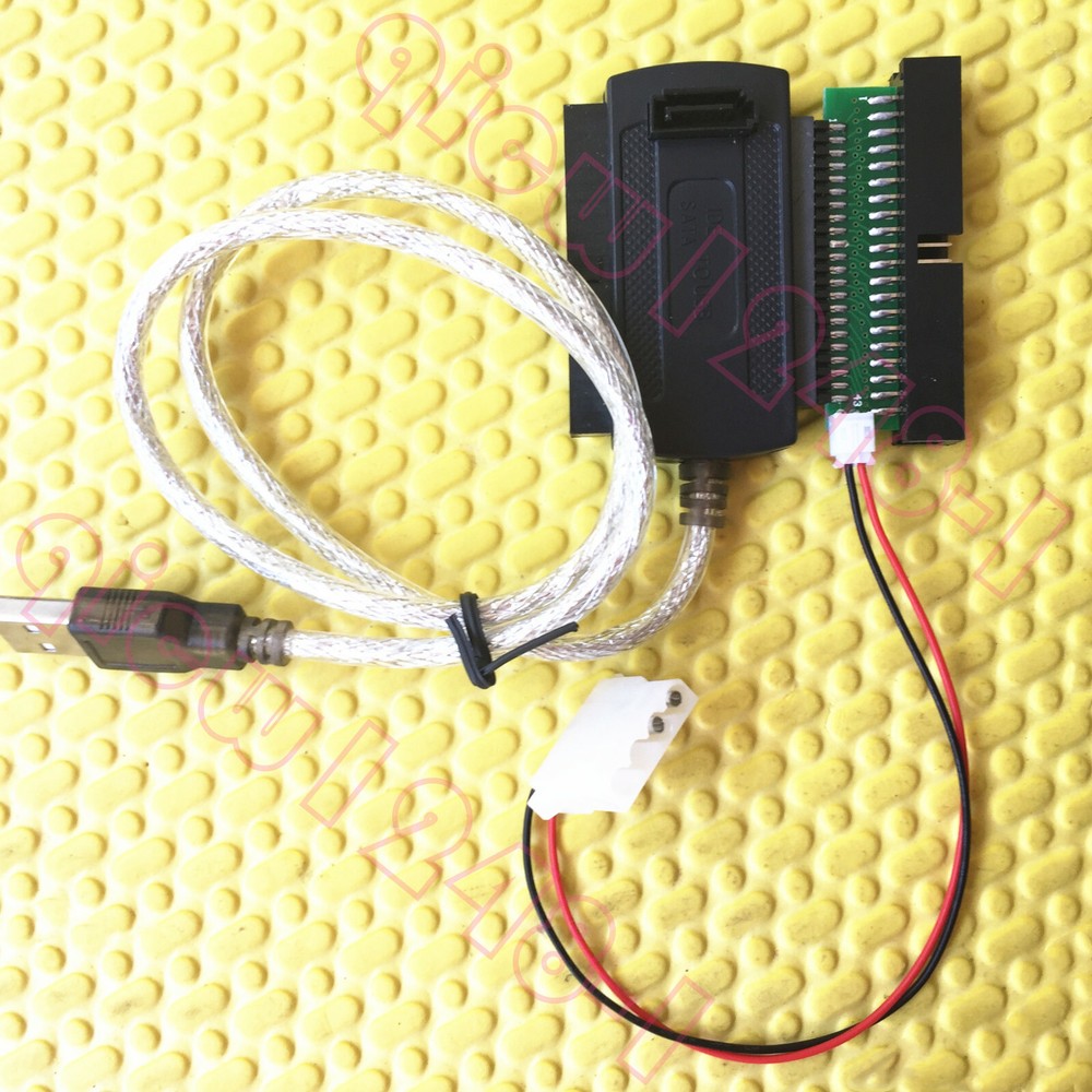 PC USB 2.0 to SATA IDE 40 Pin Cable Adapter with power cord