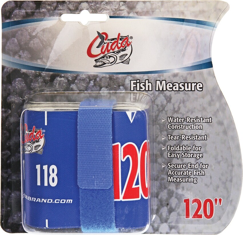Camillus Cuda Fish Measure Water/Tear Resistant Secure-End Foldable Easy Storage