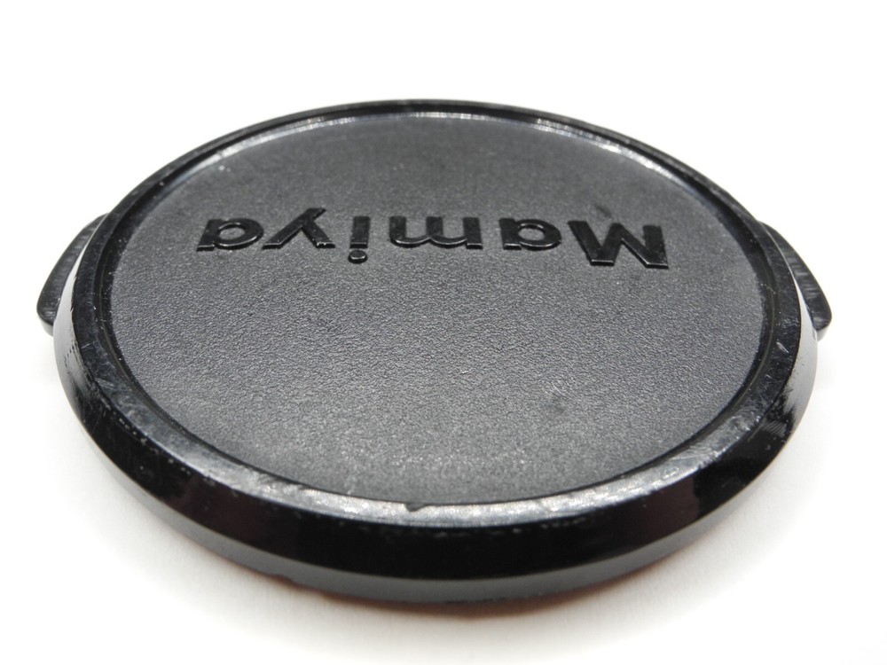 Mamiya 58mm Genuine Black Snap On Front Camera Lens Cap