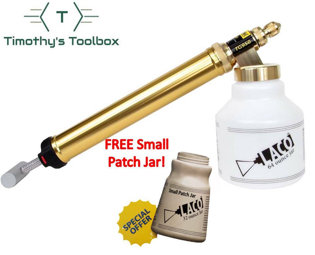 Laco TG950 Drywall Texture Sprayer Patch Gun, Hand Pump