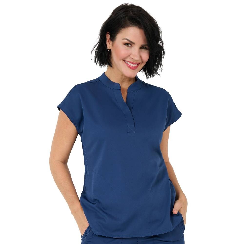 Zavate Ava Therese Piper Tuck In Top 1176 Scrub Top