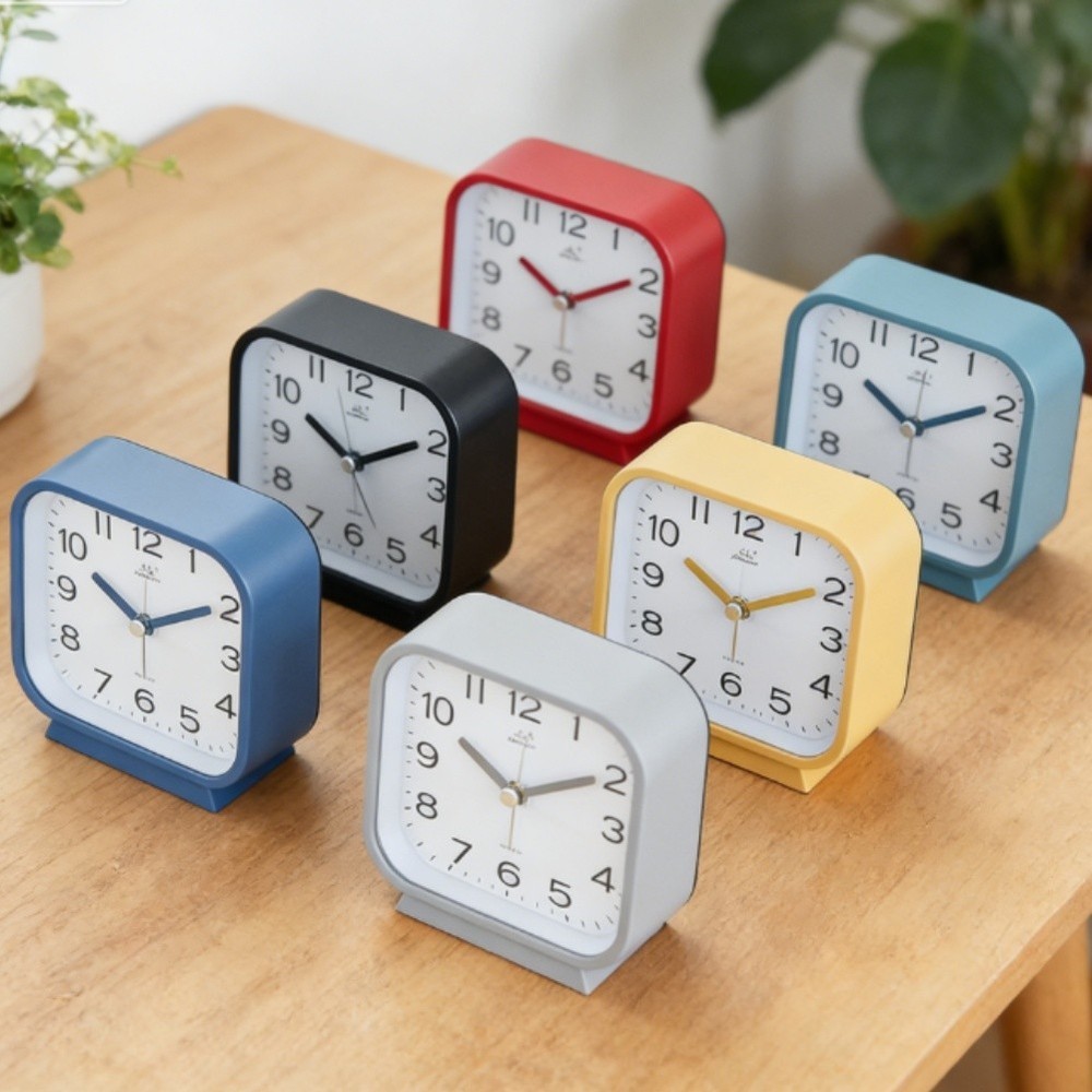 Compact Alarm Clock for Students Professionals Battery Powered No Cord Needed
